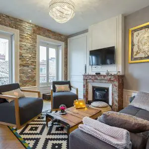 Vieux lyon 10 rue Mourguet salon